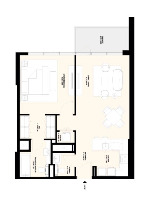 naya district one Floor plan